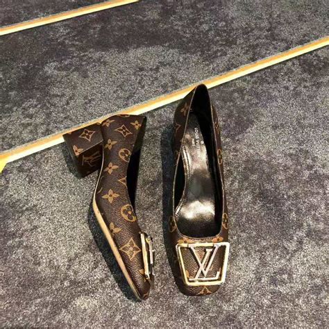 louis vuitton shoes chunky heels|louis vuitton shoes women's heels.